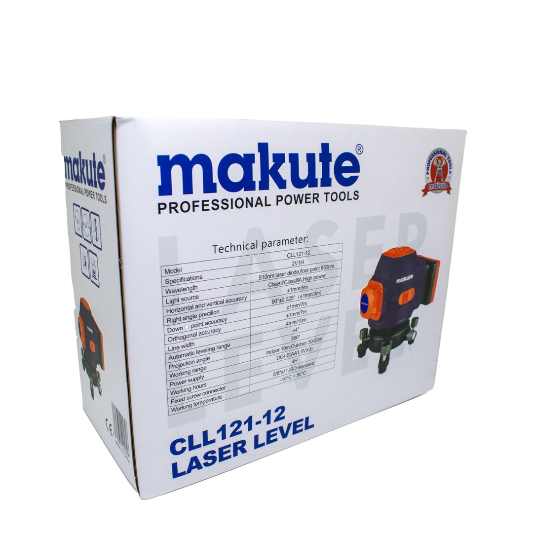 Niveau laser 3D 12 lignes vert Makute