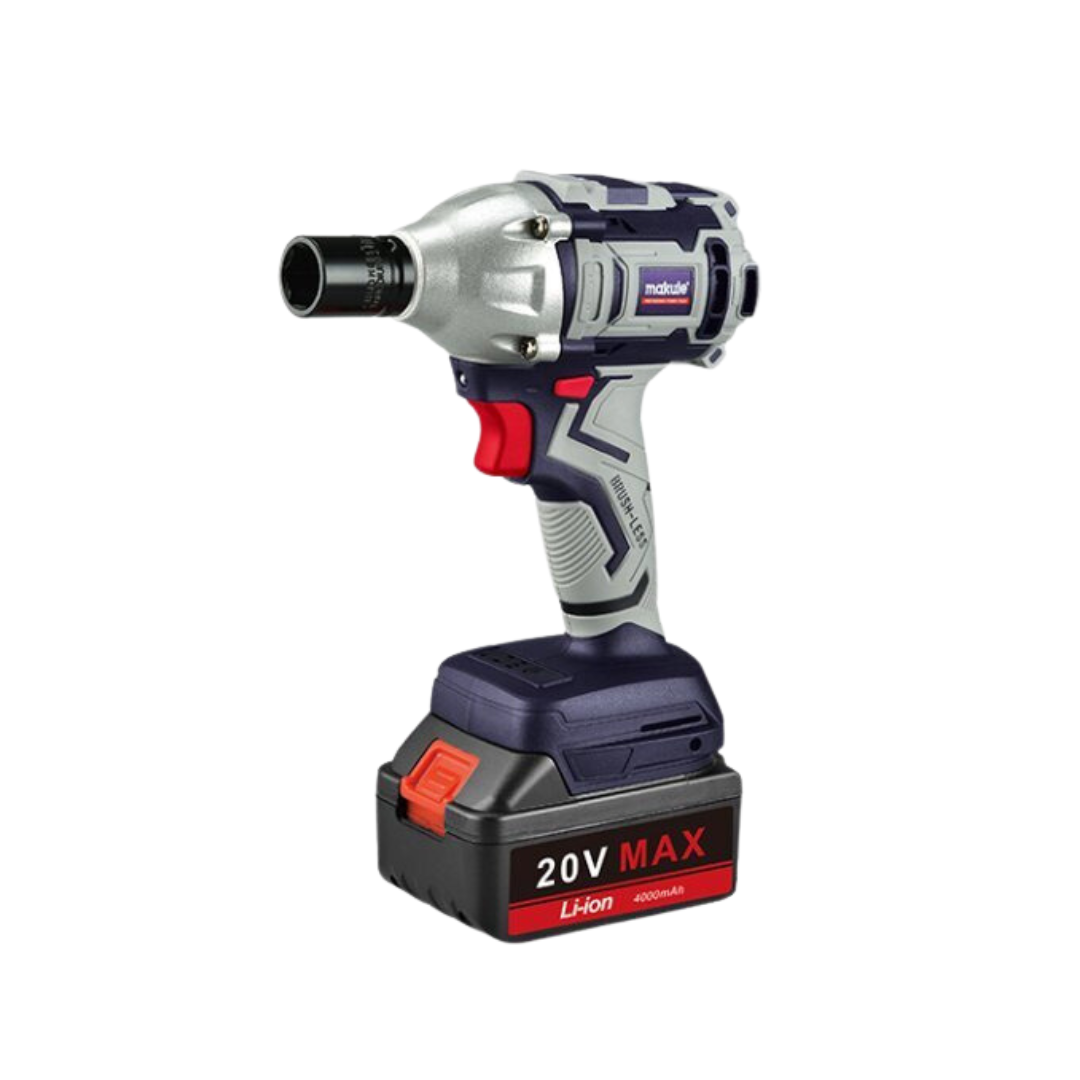 Boulonneuse à choc sans fil 20V 2 batteries Makute