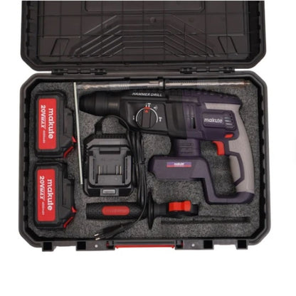 Marteau perforateur sans fil 20V 2 batteries Makute