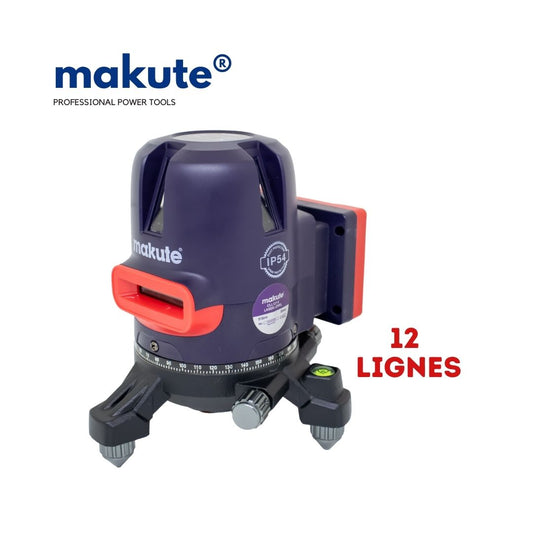 Niveau laser 3D 12 lignes vert Makute